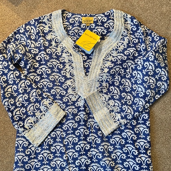 Roberta Roller Rabbit | Tops | Roberta Roller Rabbit Tunic In Royal ...